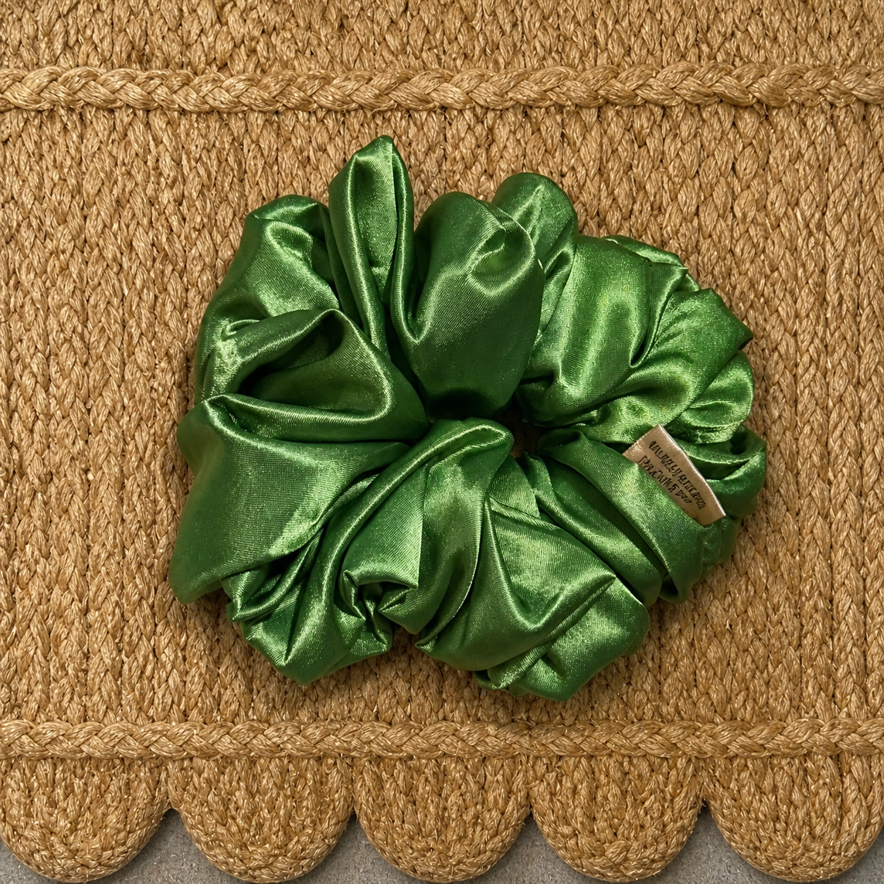 Green Apple XL Scrunchie