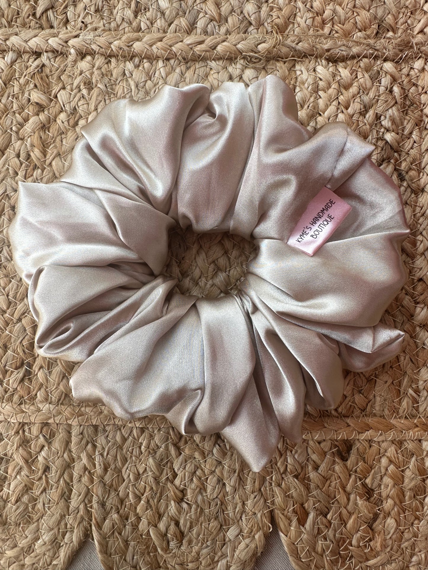 Silver XL Scrunchie