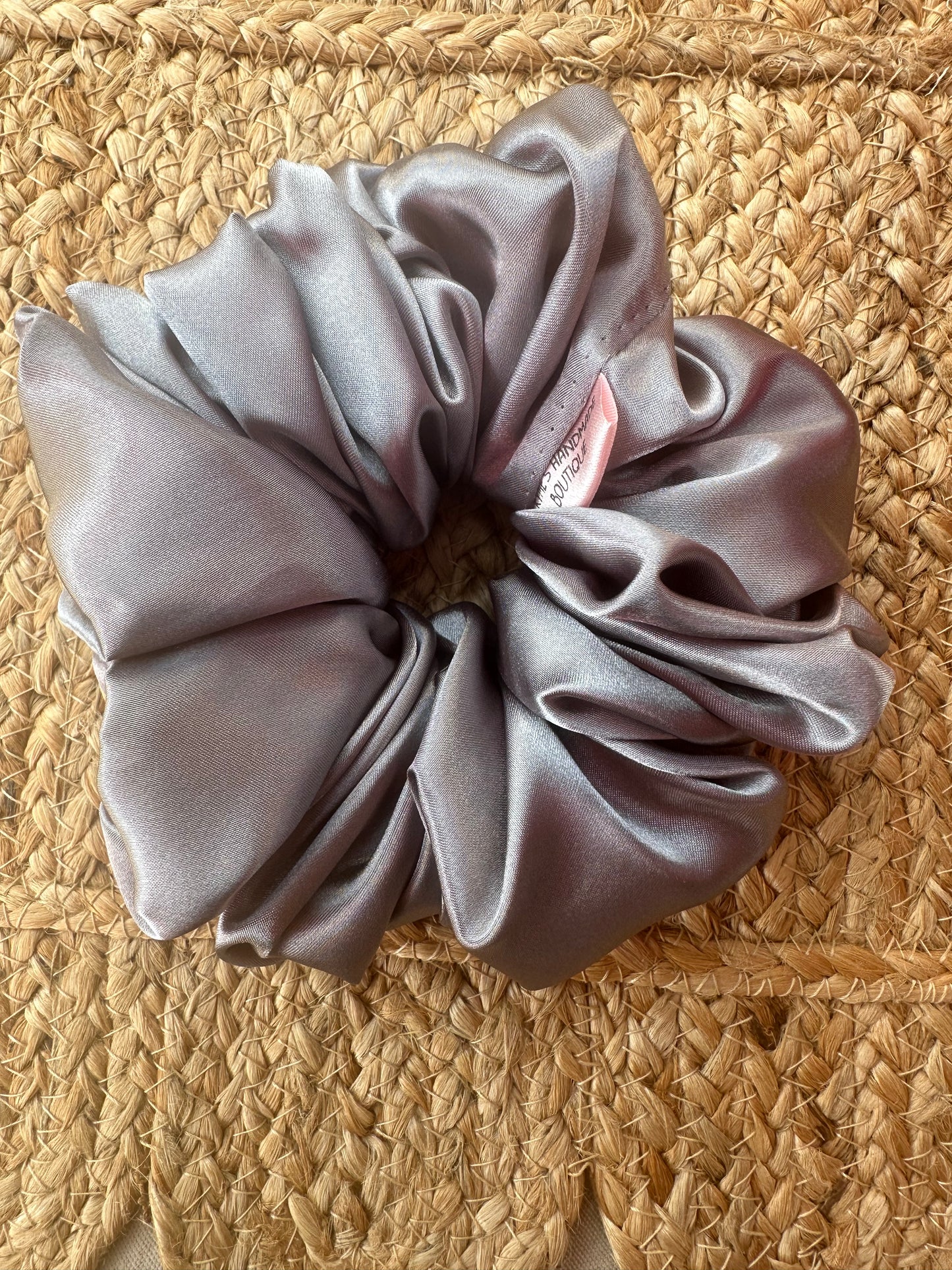 Silver XL Scrunchie