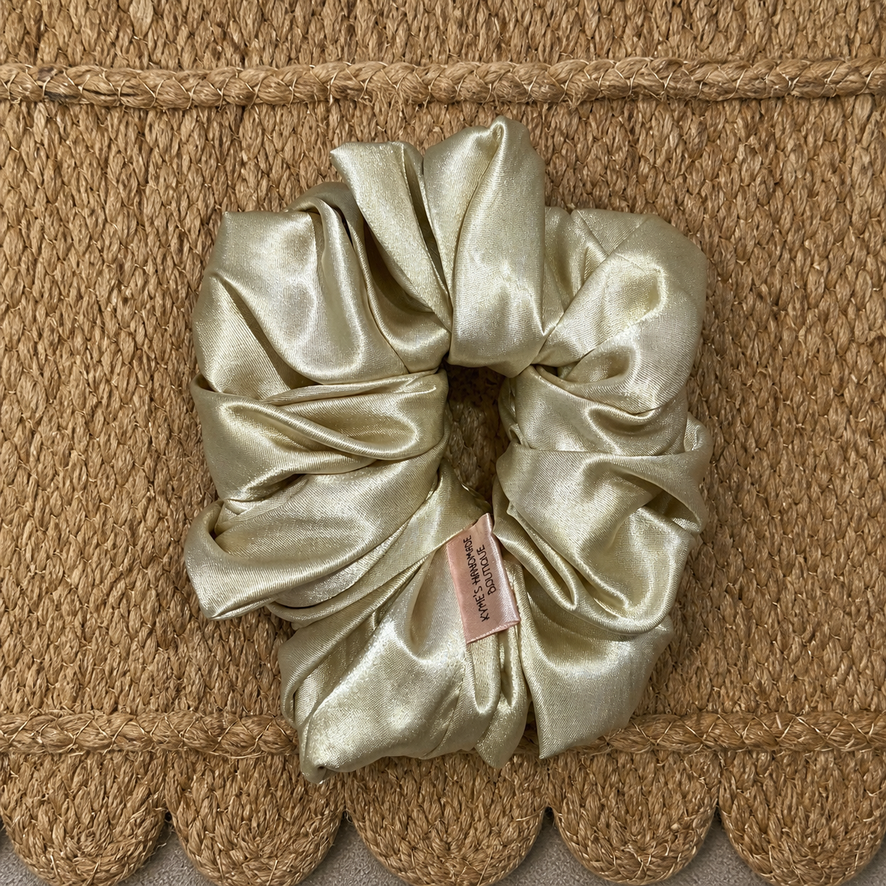 Champagne XL Scrunchie